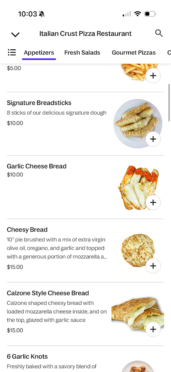 Sicilian Pizza Airport Menu - Image 6